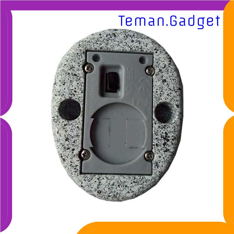 TG - LMP SOLLED Lampu Taman Hias Path Light Fake Stone Solar IP44 Cool White - GA-002