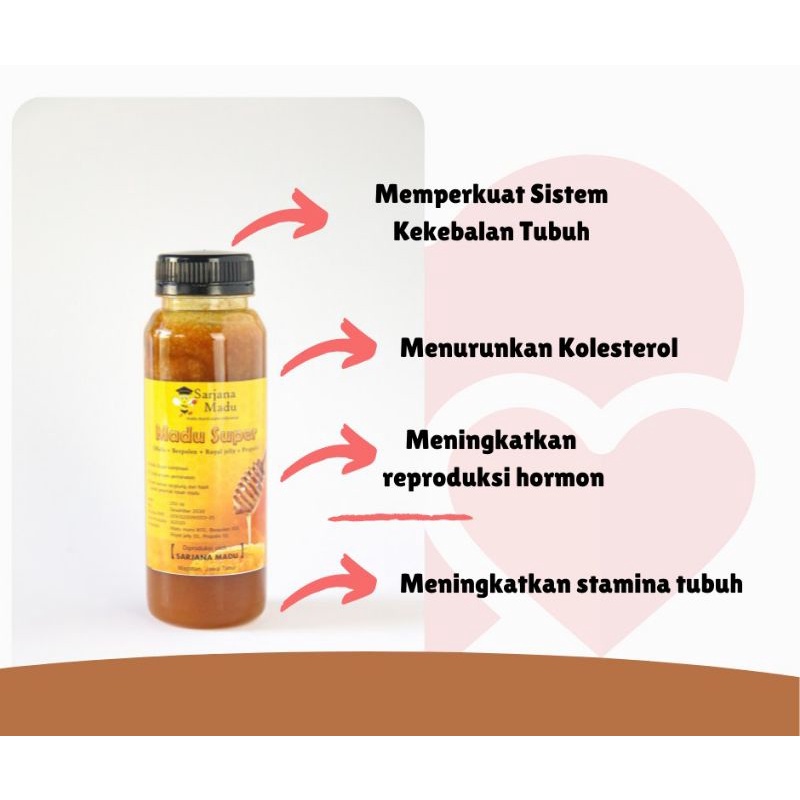 

Madu Super, Madu Murni 350 ml