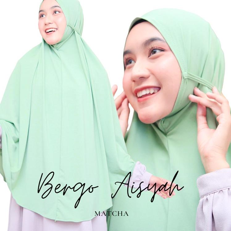 ☄ Jilbab Instan Hijab Instant Bergo Khimar Tali Jumbo Aisyah Jersey Murah Terbaru ✈