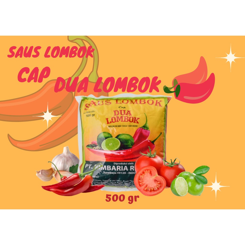 Saus Sambal Bantal Cap Dua Lombok 500gr