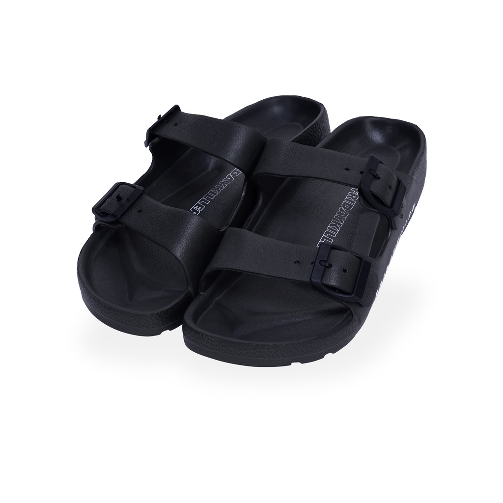 SANDAL SLIDE FRIDAY KILLER | CETERO BLACK WHITE