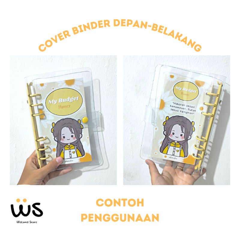 

COVER BINDER DEPAN-BELAKANG UNTUK BINDER A5 6 HOLE DAN 20 HOLE