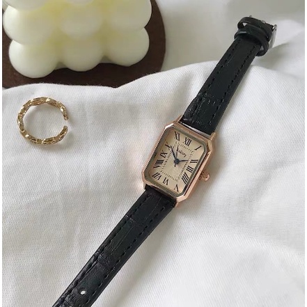 ONNIE Jam Tangan Casual Wanita Analog Gaya Retro Korea Trend 2022 watch