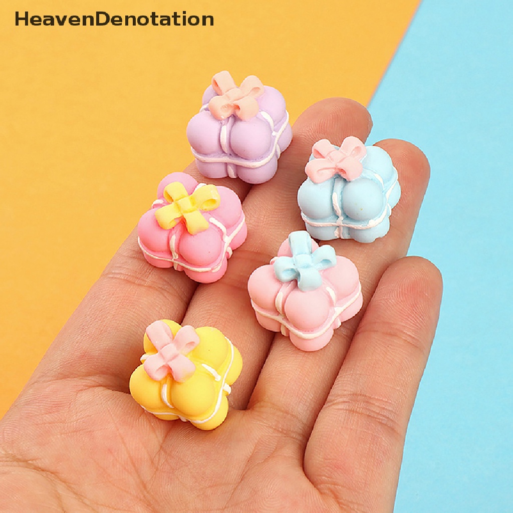 [HeavenDenotation] 10pcs Skala1Per12Rumah Boneka Model Kotak Hadiah Mini Miniatur Barang Untuk Rumah Boneka HDV