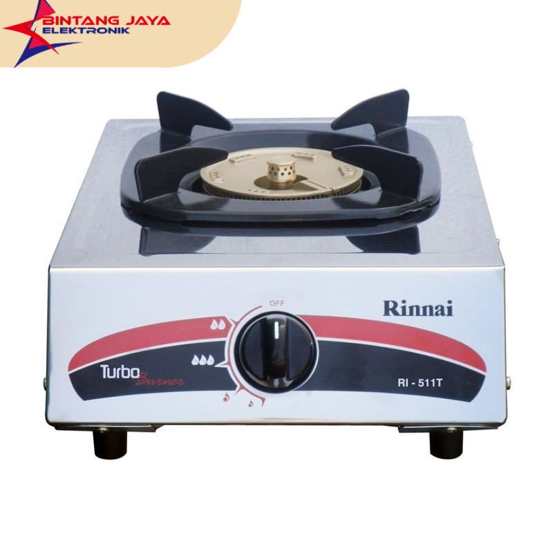 Kompor Rinnai Kompor Gas 1 Tungku RI 511T / 511T