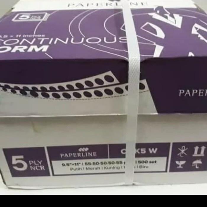 

Terlaris Kertas Continuous Form 9.5 X 11" 5Ply - Paperline