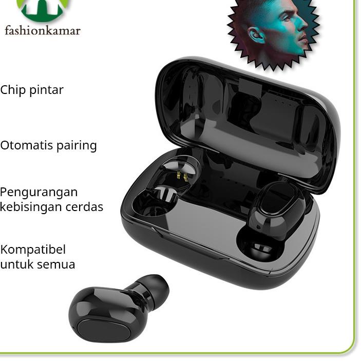 ➲ TWS-L21 Earphone Wireless Bluetooth untuk Android & Versi Bluetooth 5.0 ☝