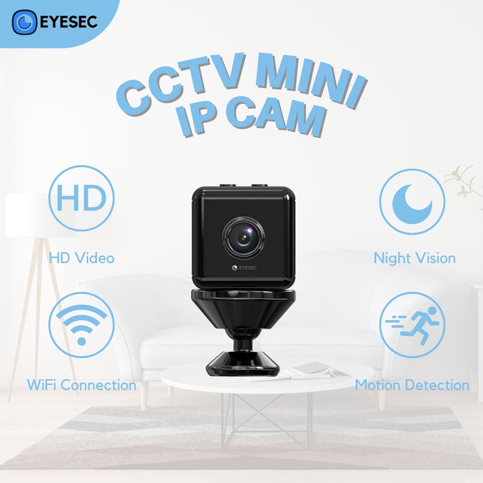 Terlaris Eyesec Spy Cam Cctv Mini 1080P Kamera Cctv Indoor Wifi