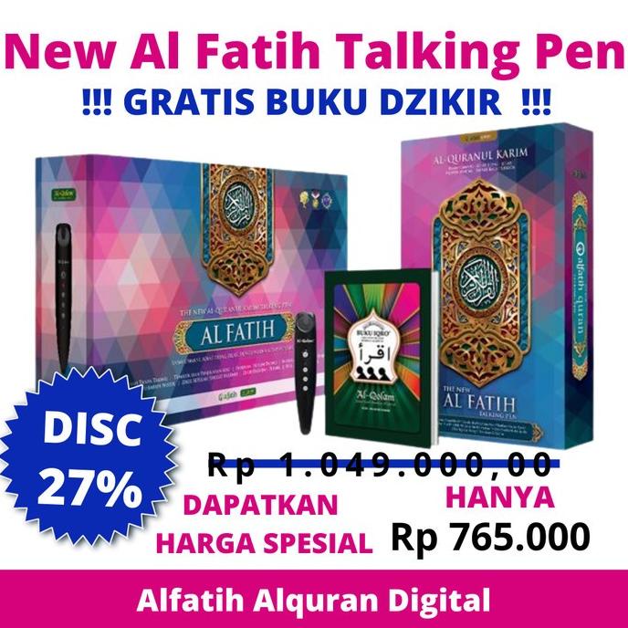 Sale Al Qolam Quran Alfatih Talking Pen Al Quran Iqra Elektronik Smart