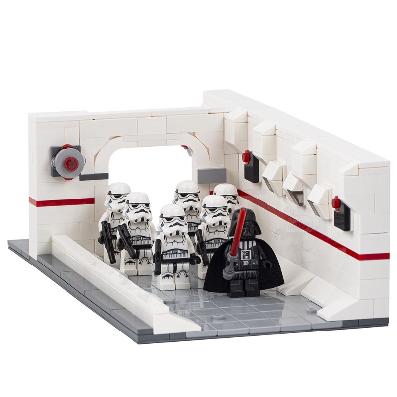 Moc Series Star Wars Darth Vader Invasion Empire Armada Kos (Dengan Minifigures) Merakit Mainan Blok Bangunan