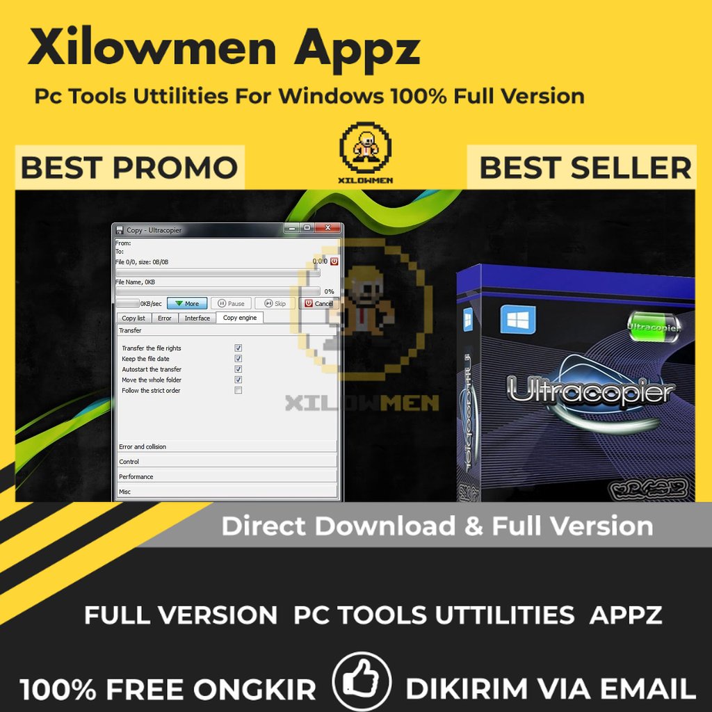 [Full Version] UltraCopier Pro PC Tools Software Utilities Lifetime Win OS