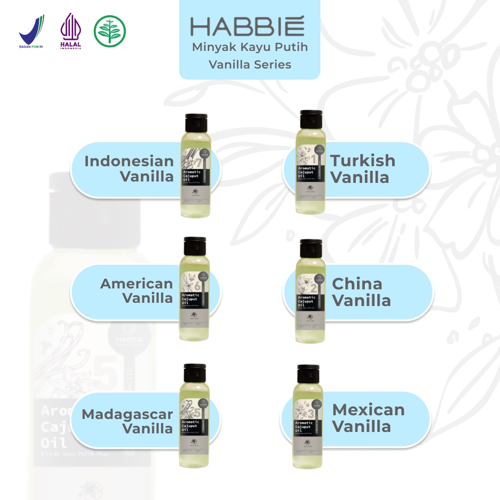 Habbie Minyak Kayu Putih Aromatik No. 7 Indonesian Vanilla 100 ml