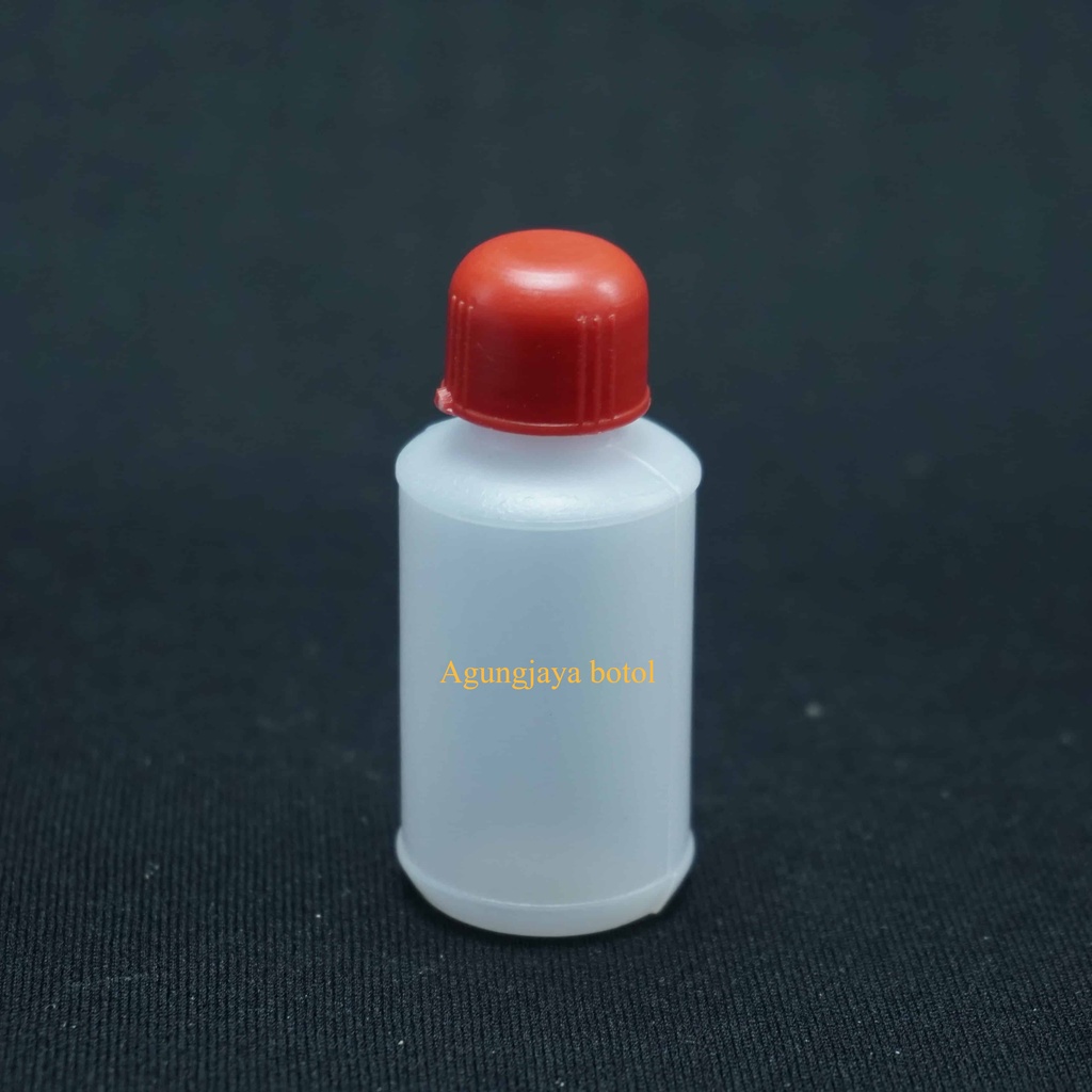 Botol 15 Ml Bulat Natural Hdpe / Botol Hdpe / Botol Hdpe Kosmetik / Botol Aseton / Botol Alcohol /Bo