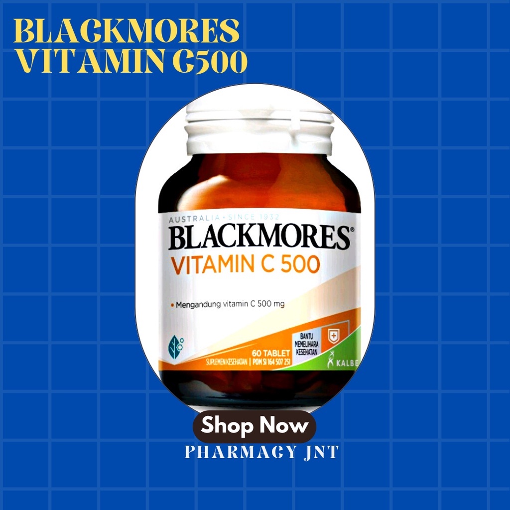 Blackmores Vitamin C 500mg 60's/Daya Tahan Tubuh/Suplemen