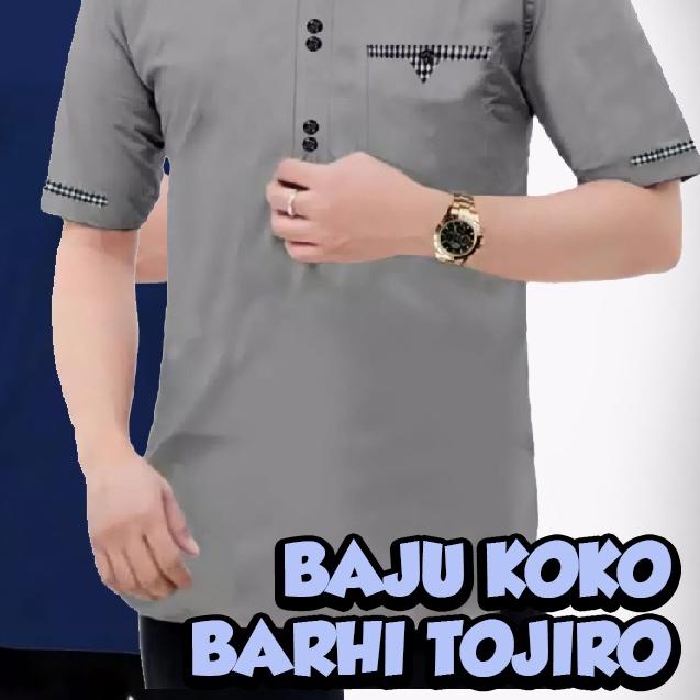♤ BAJU KOKO BARHI TOJIRO TOYOBO Premium Quality Kancing Saku Aktif ▲