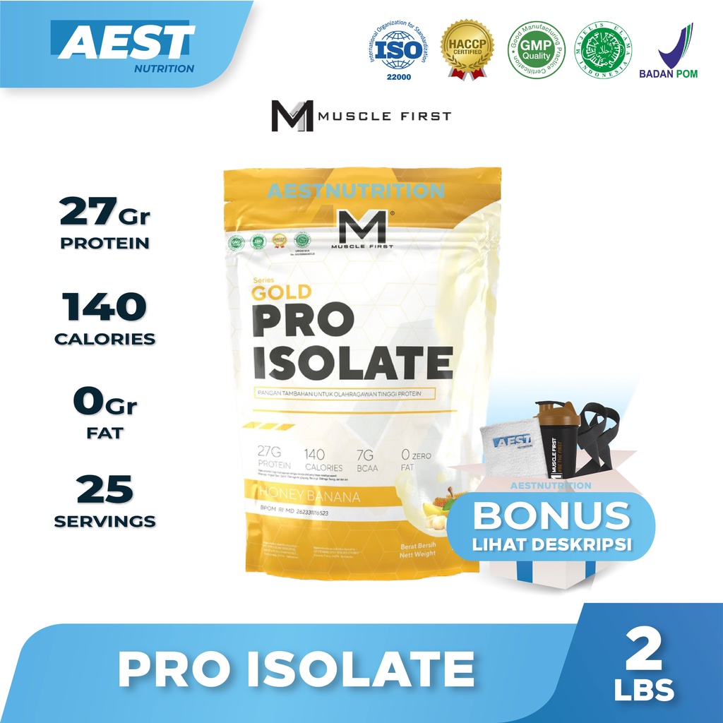 Muscle First Pro Isolate 2lbs Susu Protein Whey Isolate