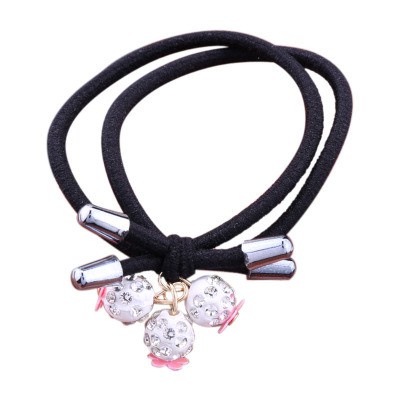 ⭐️𝐈𝐇𝐒 𝟎𝟎𝟗 𝐋𝐚𝐦𝐩𝐮𝐧𝐠⭐️Ikat Rambut Berlian Buatan Korean Style Rhinestone Ball Rubber Band Flower Hair Rope