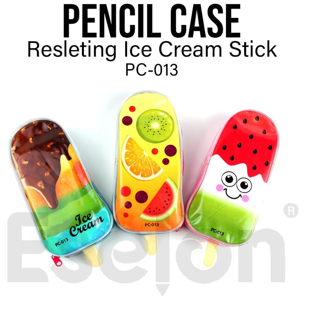 

S37 Kotak pensil Mika Stick Ice Cream 013 / tempat pensil fancy RESTOCK イ