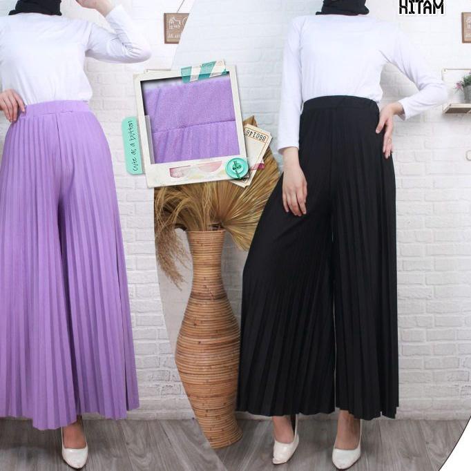 ♕ Kulot Lebar | Kulot Prisket | Kulot Payung ✤