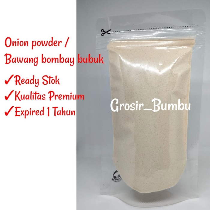 

Bawang Ready Pure Onion Powder - 1Kg/ 100% Asli Bawang Bombay Bubuk