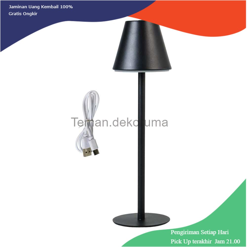 TD - LMP JIAN Lampu Meja Hias Touch LED Desk USB Rechargeable Warm White 1.5W - J420