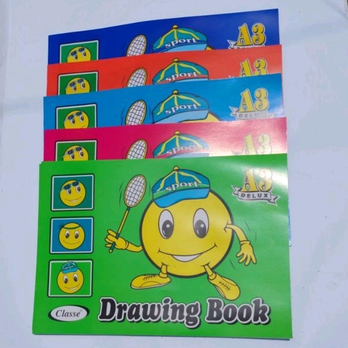 

Buku Gambar A3 (besar) merk CLASSE ukuran A3 isi:10buku/pak. Made in Indonesia RB9