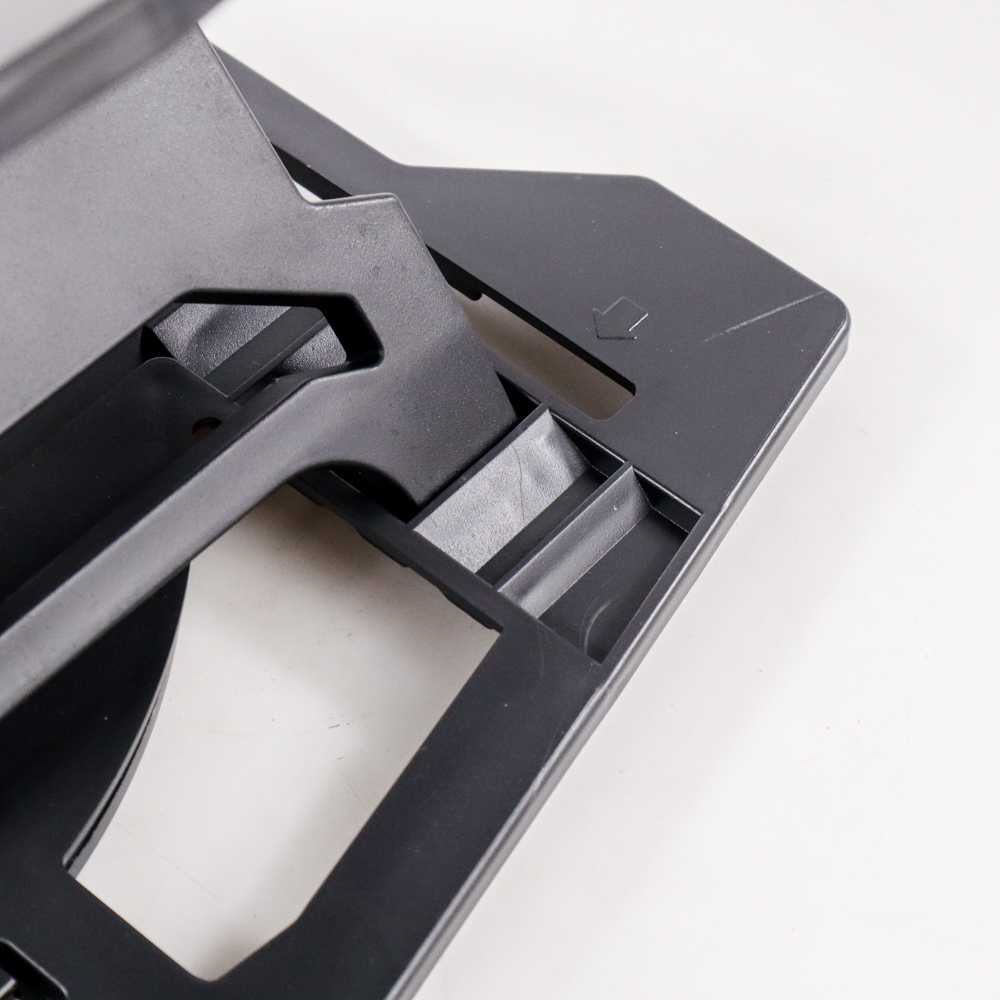 Stand Laptop Dudukan Laptop Dapat Di Lipat 5 Tingkat with Smartphone Holder