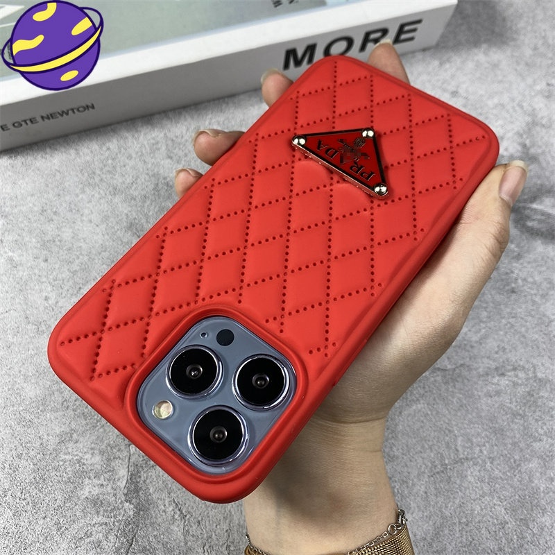 IPHONE [23Baru] Casing Ponsel Logo Fashion Untuk Iphone14 13 12 11 Pro XS MAX XR Luxury 14Plus Silicone Case