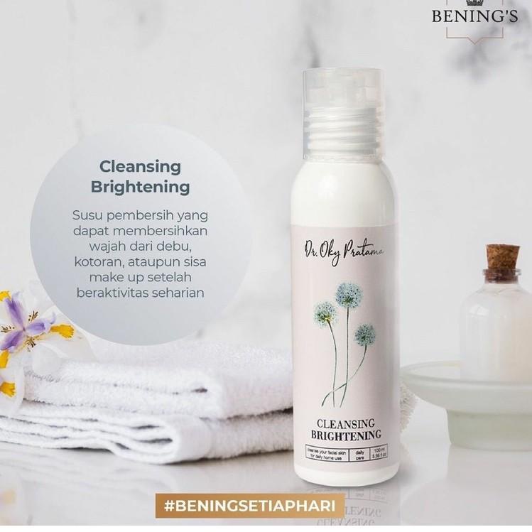 ♘ Cleansing Brightening dr Oky Pratama / Benings Skincare / Benings Clinic ✵