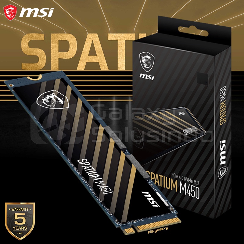 MSI SPATIUM M450 M.2 PCIe 4.0 NVMe 1TB SSD