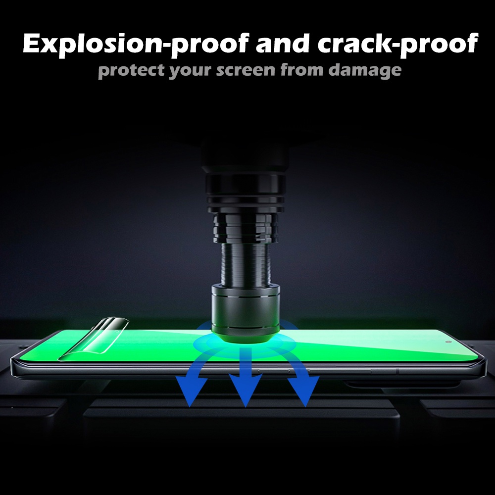 XIAOMI Untuk Xiaomi13 /13pro HD Transparan Ada Sidik Jari Tahan Gores TPU Soft Matte Hydrogel Film Anti-smudge Frosted Pelindung Layar Full Cover Penuh Melengkung Matte Hydrogel Film