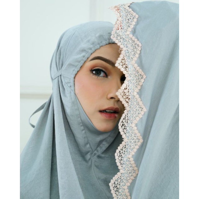 mukena silk premium silk santorini