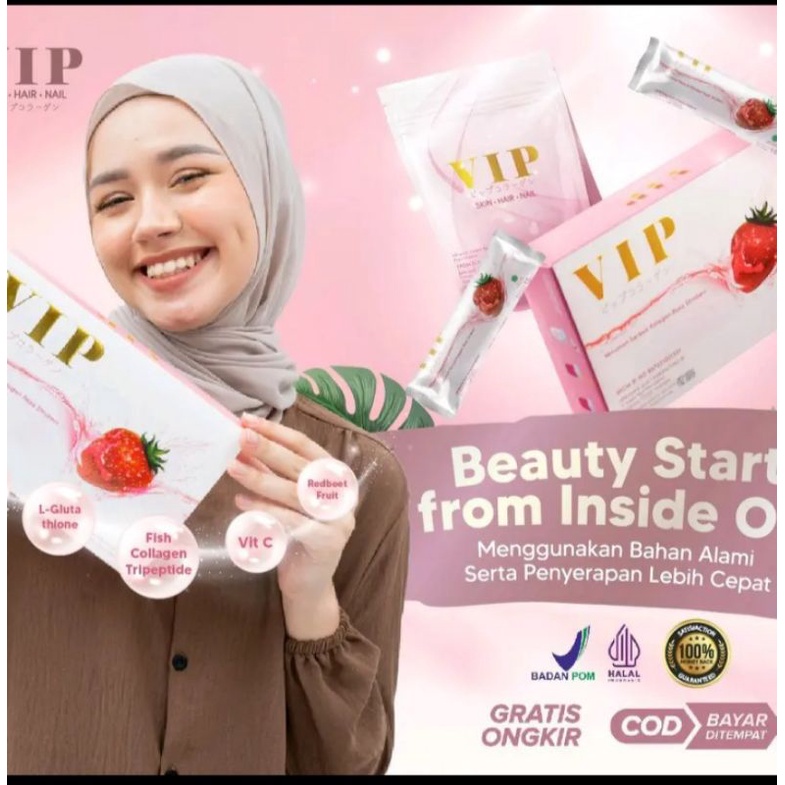 

VIP COLLAGEN BUBUK MINUMAN SERBUK RASA STRAWBERRY POWDER DRINK B