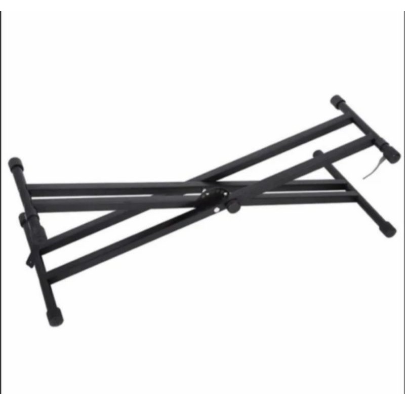 STAND KEYBOARD DOUBLE SILANG IMPORT UNTUK SEGALA JENIS KEYBOARD