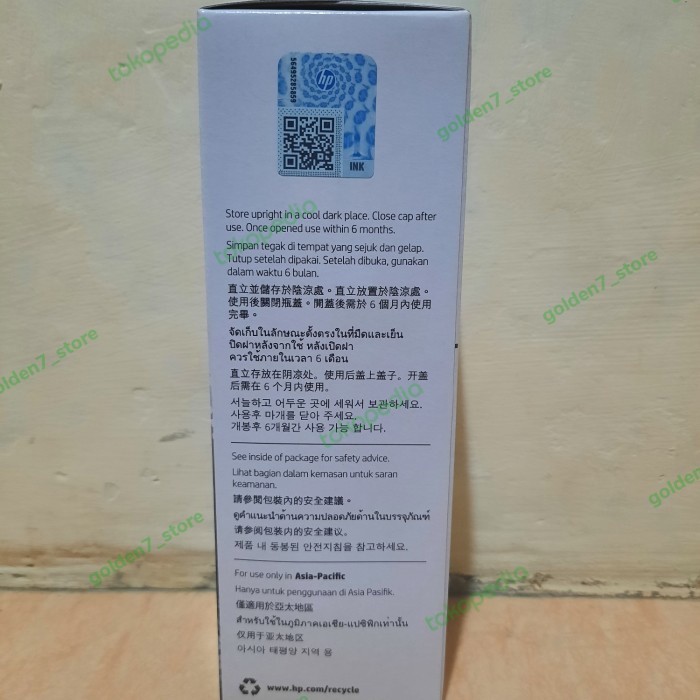 Tinta Printer Original Hp Gt 53 Xl For Ink Tank 315 415 Smart 515/615