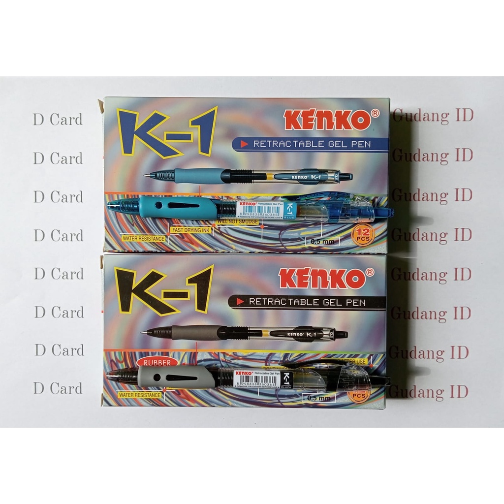 

Pulpen Kenko K-1 Hitam Biru 1pcs