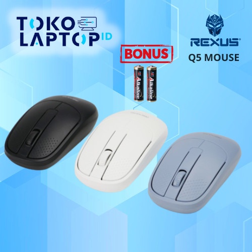 Rexus Q5 / Q-5 Mouse Office Wireless 2,4Ghz Garansi Resmi