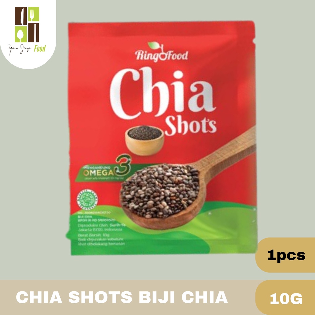 Ringfood Chia Shots Biji Chia/Minuman 1 Pcs Sachet 10g