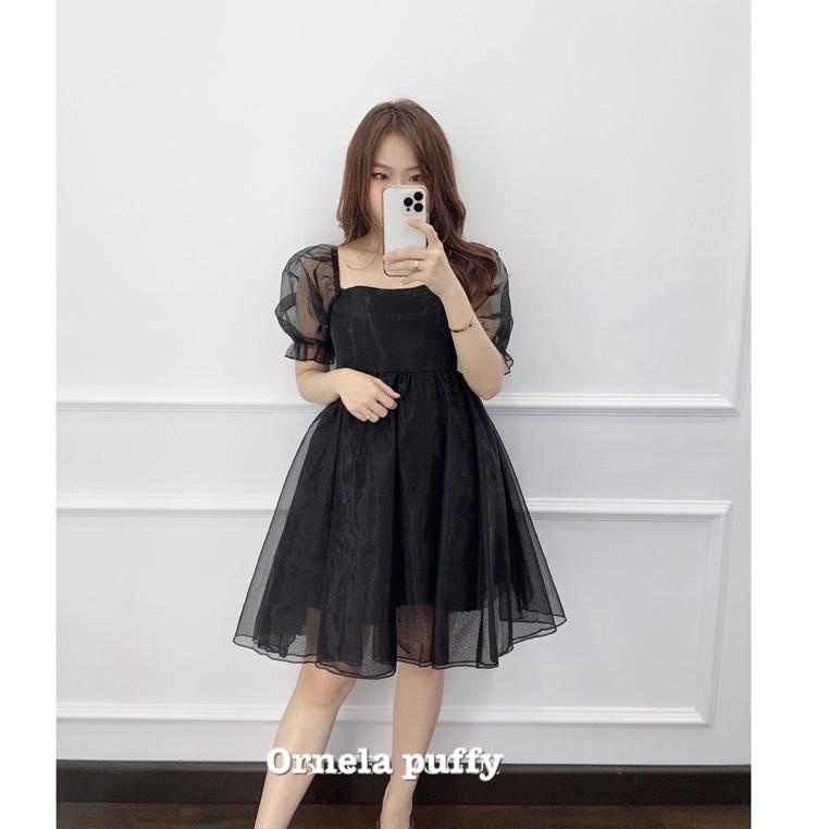 Tren Terbaru MINI DRESS PUFFY ORNELA / GAUN PESTA ORGANZA FASHION / NEW DRESS / DRESS NATALAN TERBAR