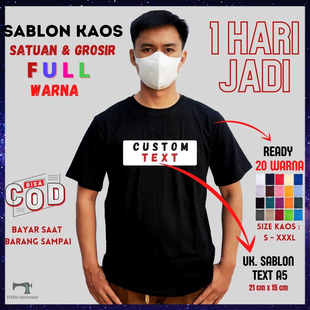 TOPI JARING Custom Sablon DTF Topi Trucker