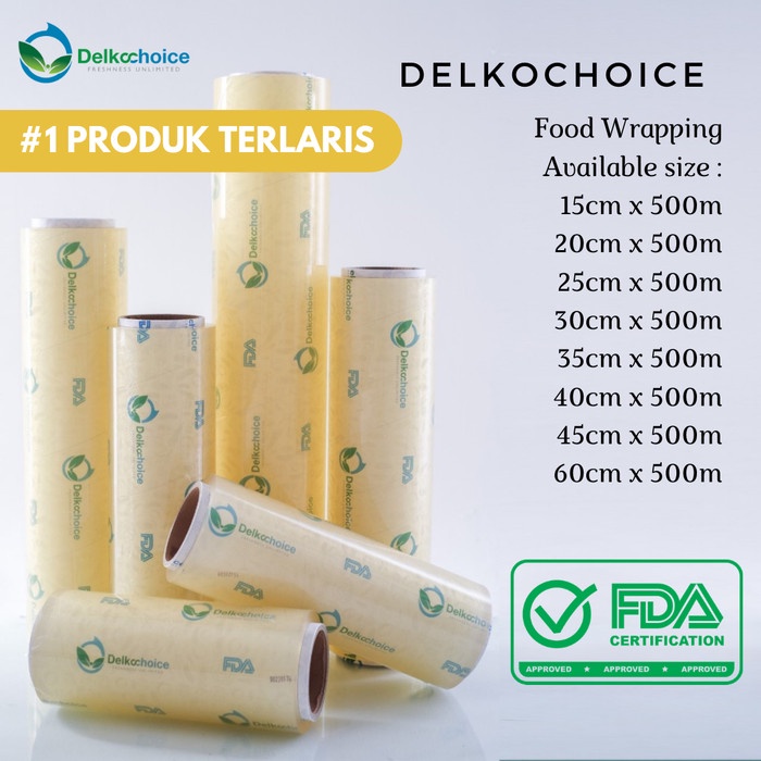 Terlaris Plastik Food Wrap / Cling Wrap - Delkochoice