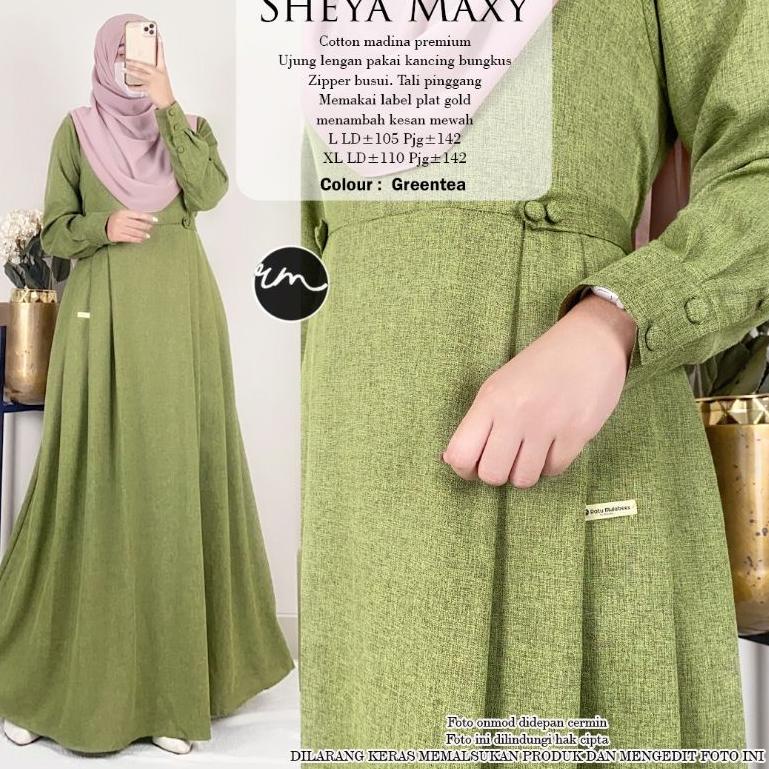 Stok Terbatas Sheya Maxy Gamis Terlaris by Ratu Mulabees