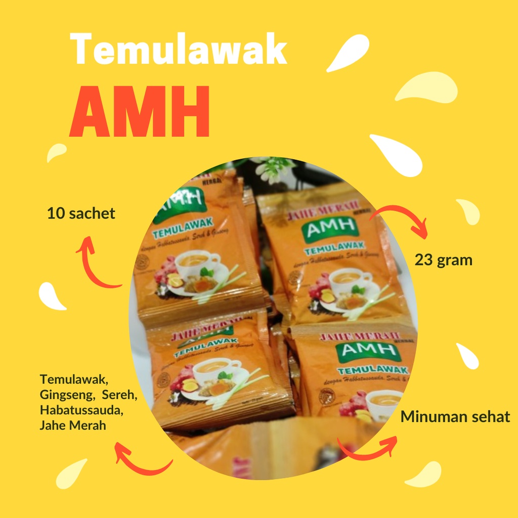 

TEMULAWAK SACHET - JAHE MERAH AMH ORIGINAL 10 SACHET