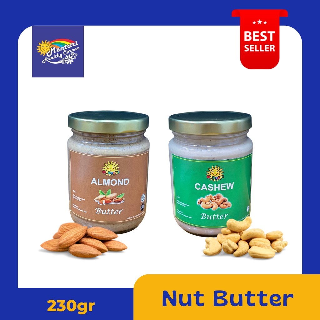 Nut Butter 230gr / Almond Butter / Cashew Butter / Mede Butter