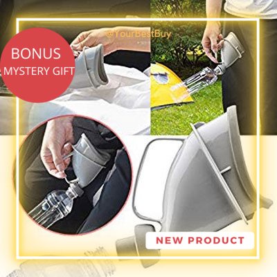 Tempat Kencing Pipis Corong Pipis Pria Wanita Dewasa Urinator Travel Portable Emergency Toilet Pria 