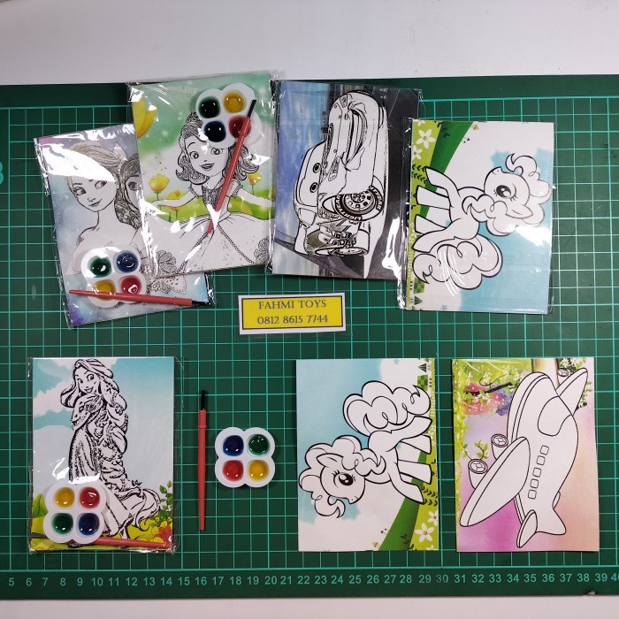 

DISKON SHOPEE/ 50pcs CAT AIR KECIL mewarnai cat air ukuran 8 × 11 cm