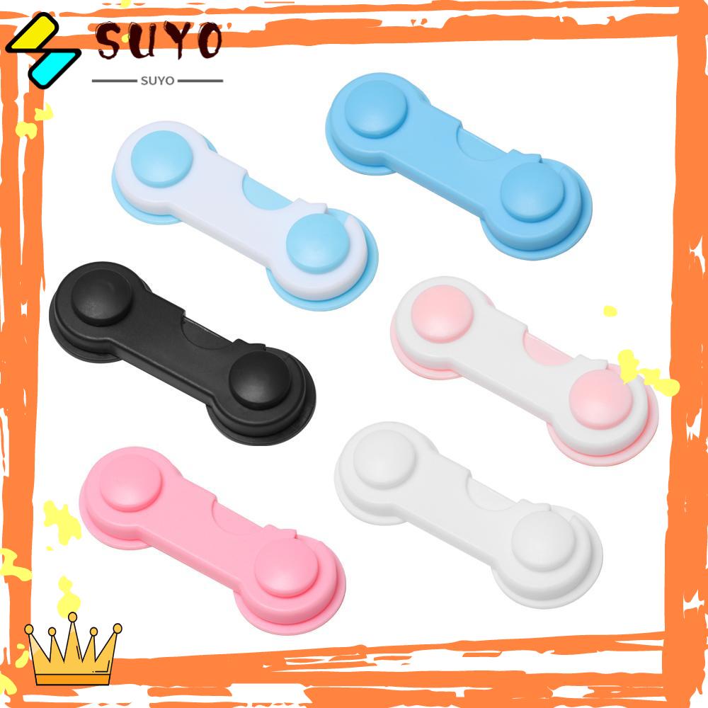 Suyo1 /5 /10PCS Pengait Pengaman Laci Plastik Multi Fungsi Pelindung Anak