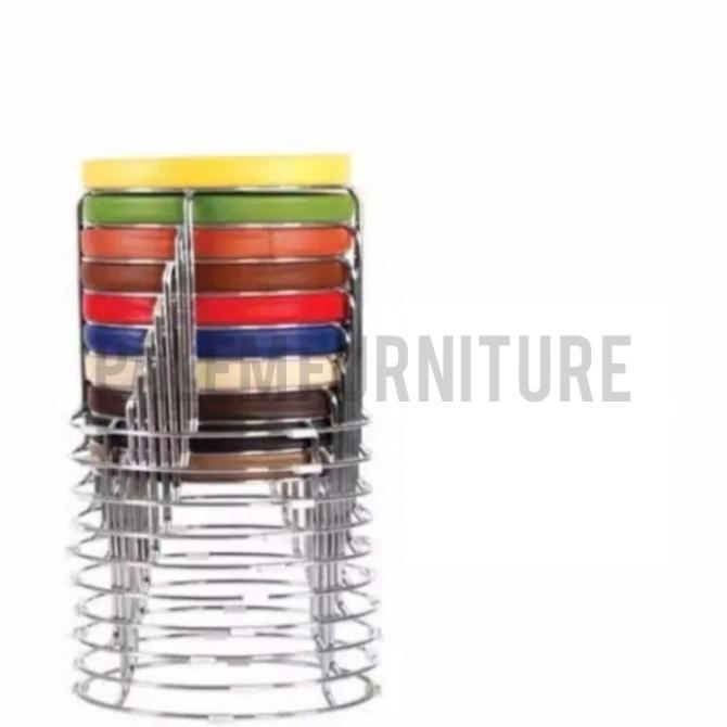 Kursi Baso Stainles Besi || Kursi Cafe Bulat