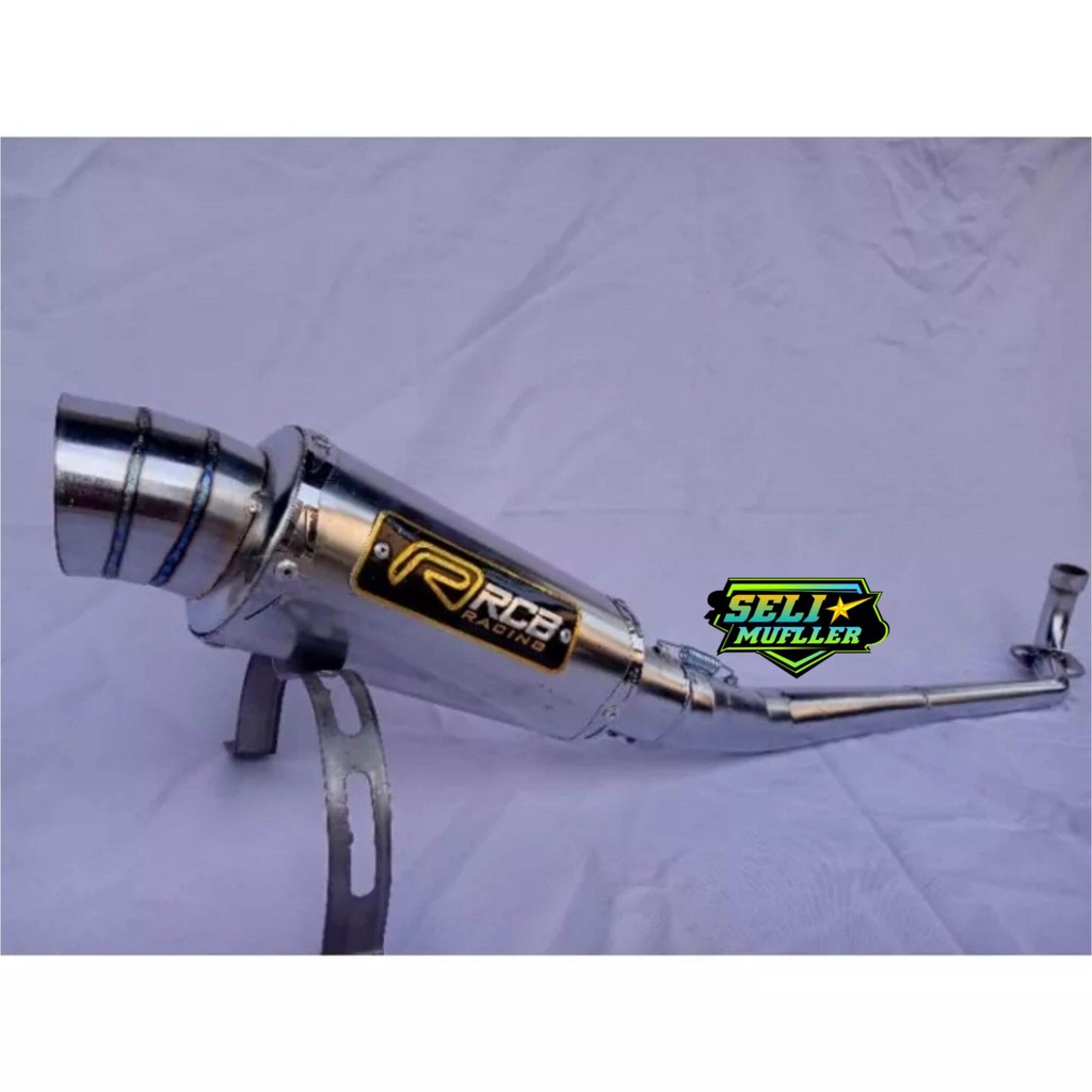 Knalpot racing RCB all bebek supra x 110/125/blade/revo/kharisma/jupiter/shogun/smash/astrea/kirana