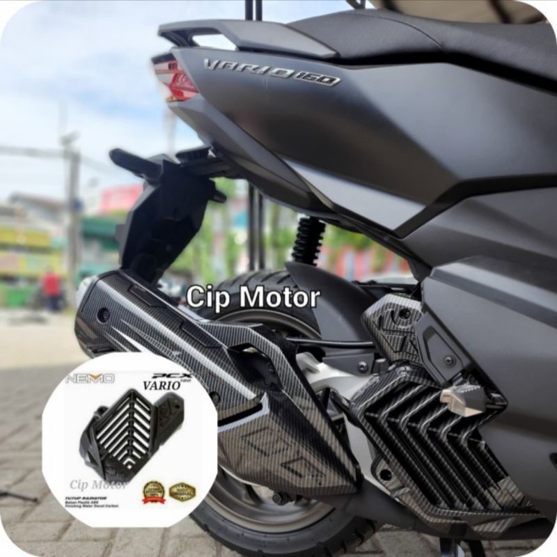 Cover tutup Radiator Vario 160 Pcx 160 Adv 160 Carbon Nemo